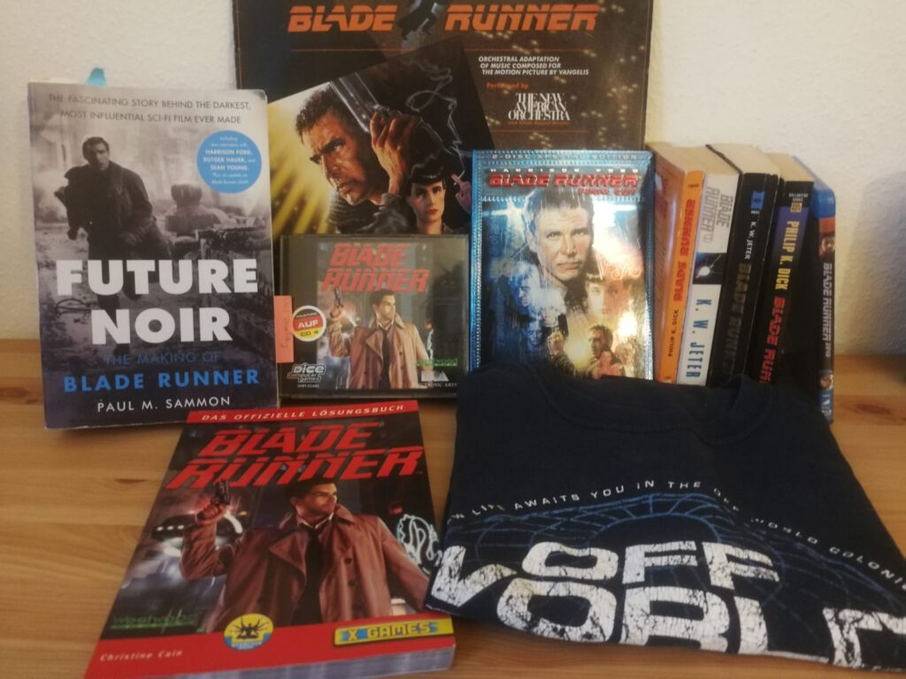 Bild von Filmen, Büchern und Spielen zu Blade Runner
