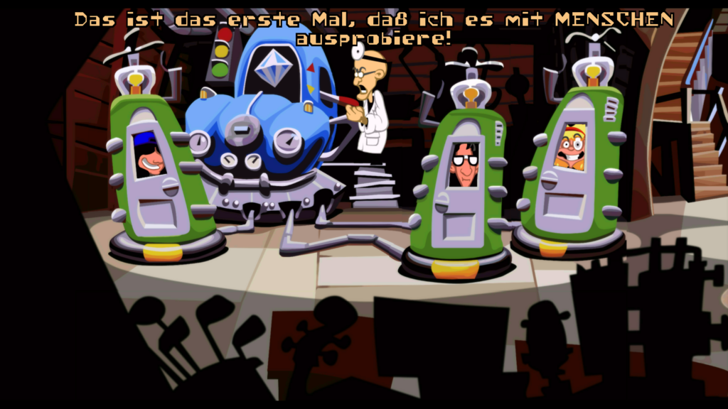 Screenshot aus dem Spiel Day of the Tentacle Remastered - Die Zeitmaschine
